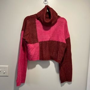 Wild Fable colorblock sweater, size XS NWT